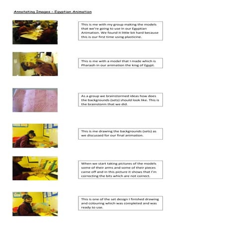 Annotating images-animation