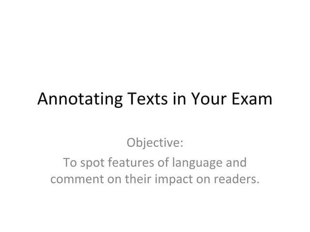 AQA English - Unit 1 Understanding non-fiction texts