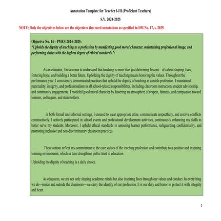 ANNOTATION-OBJECTIVE-14 FOR INDIVIDUAL PERFORMANCE.docx