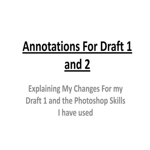 Annotations 1 and 2