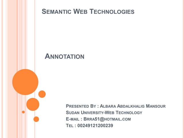 Annotation seminar