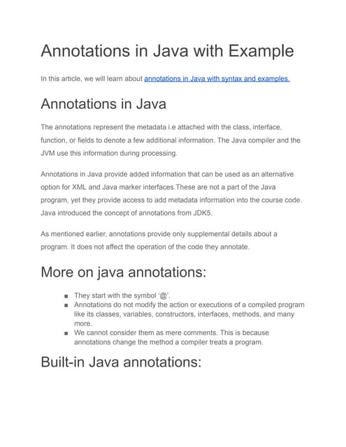 Java program structure | PPT