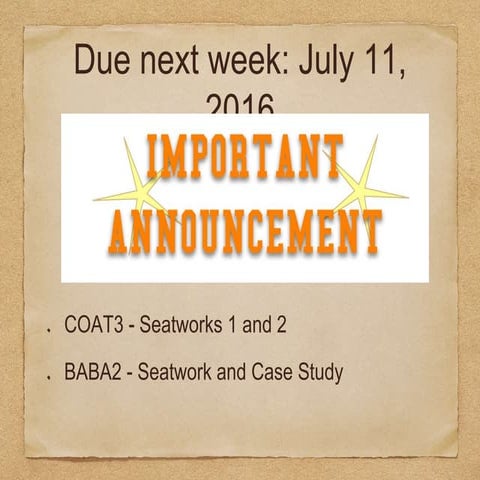 Holiday Announcement