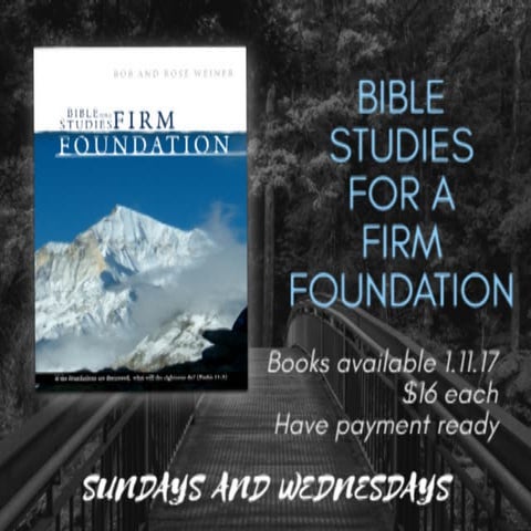 Announcements, 1/8/17