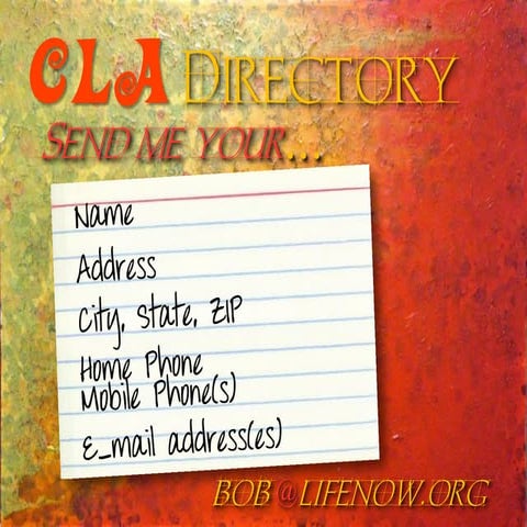 Announcements, 10/24/10