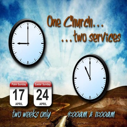 Announcements, 4/3/11