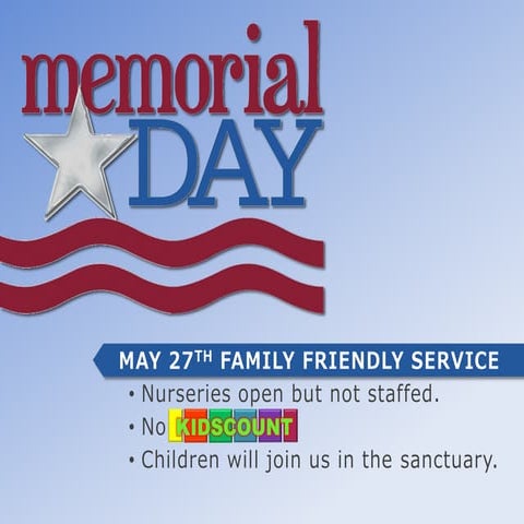 Announcements, 5/20/12