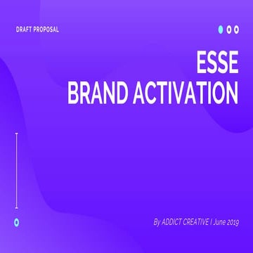 Esse Brand Activation - How to Activate Your Brand