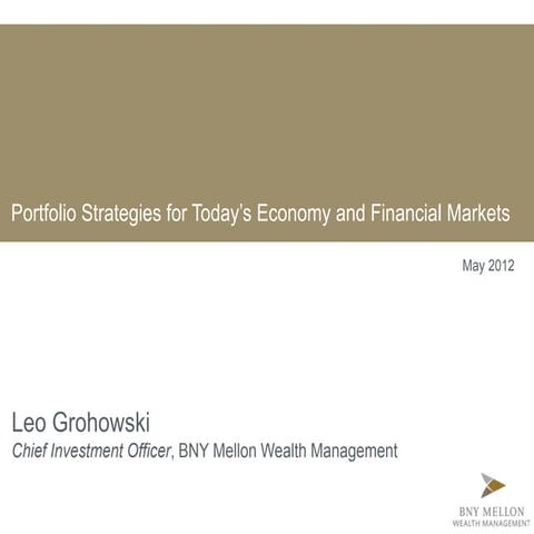 Annual Economic Update By Bny Mellon 5 3 12