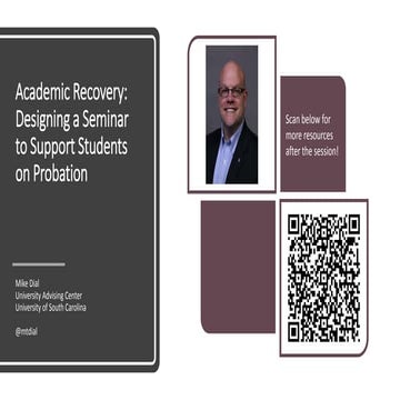 Academic Recovery: Designing a Seminar to Support Students on Probation