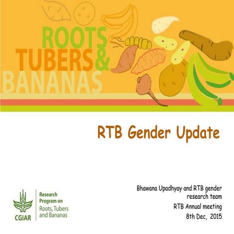 RTB Gender Update - Bhawana Upadhyay