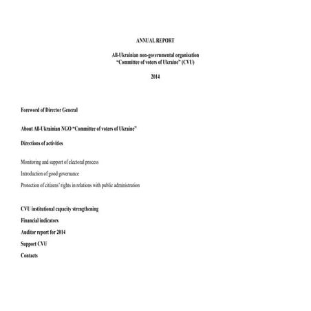 Annual report cvu 2014_eng