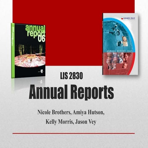 Annual Reports