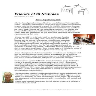 Annual Report Spring 2016