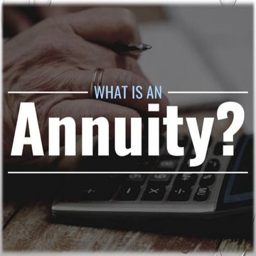 Annuity 2 Pptx For Commerce Stream Pptx