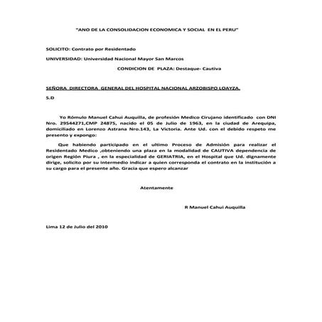 Ano de la consolidacion economica y social  en el peru