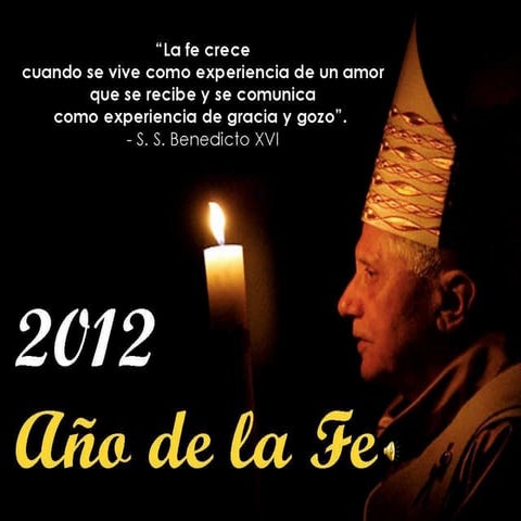 Ano de la fe.  porta fide