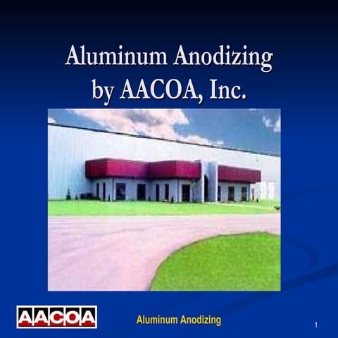 Aluminum Anodizing
