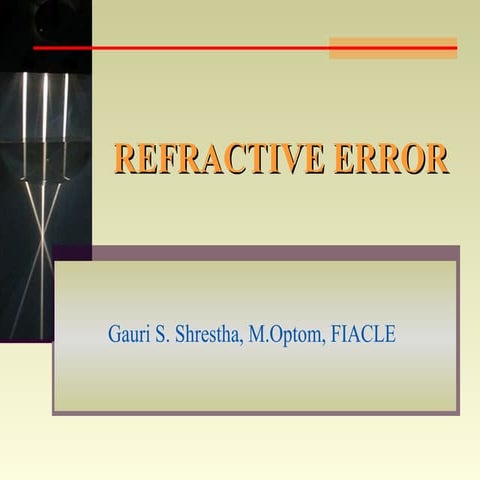 Anomalies of refraction