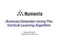 Anomaly Detection Using the CLA