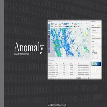 Priska Mohunsingh's "Anomaly" Pitch Deck