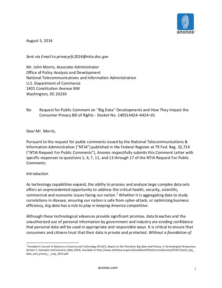 Sample letter of comments and suggestions picture