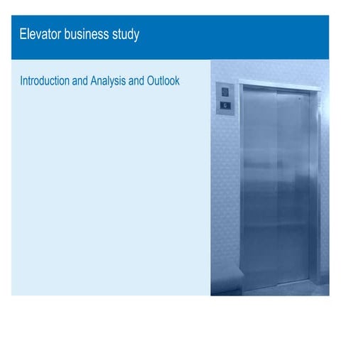 The Japanese Elevator Market