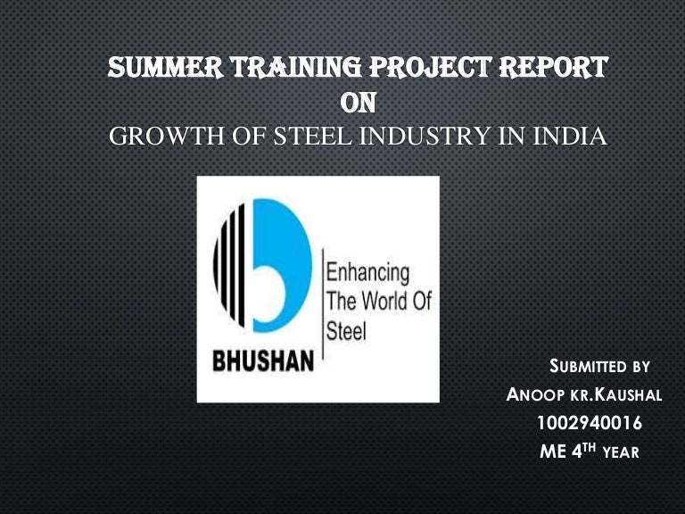 bhushan steel ppt