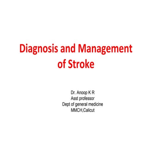 stroke management 