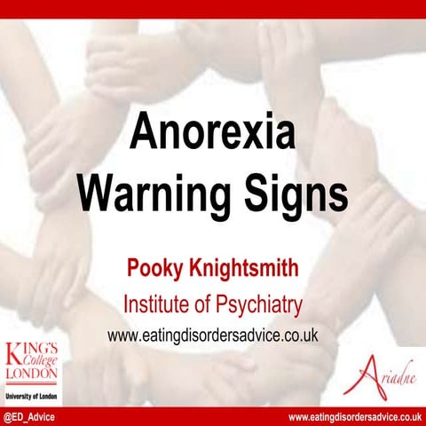 Anorexia warning signs