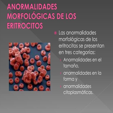 Anormalidades+morfológicas+de+los+eritrocitos