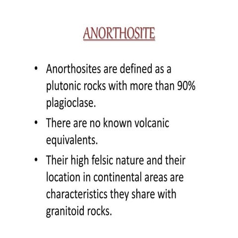 Anorthosite