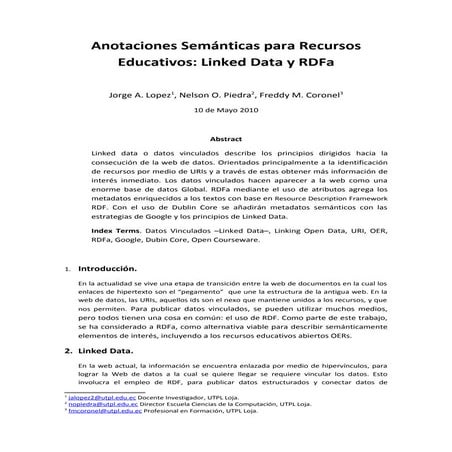 Anotaciones semanticas recursos
