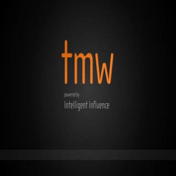 AMC13 - Marketing Effectiveness by Julie Roberts at TMW