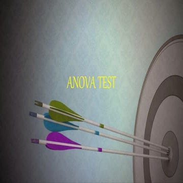 Anova test