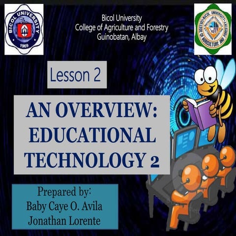 An overview  educational technology 2