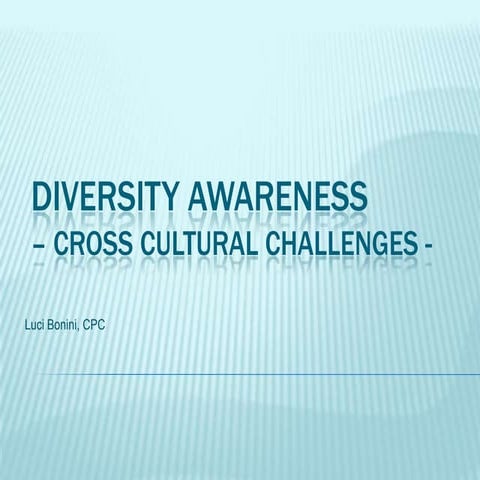 An Overview Of Diversity Awareness