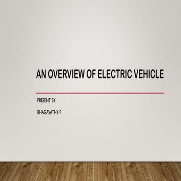 An overview of electric vehicle - Electrical Prescriptive