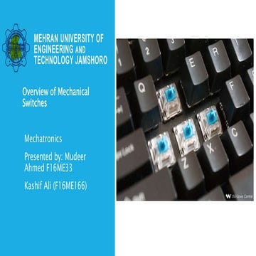 An overview of mechanical switches