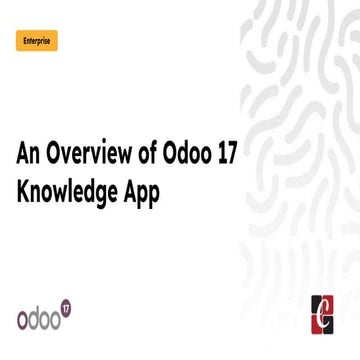 An Overview of the Odoo 17 Knowledge App