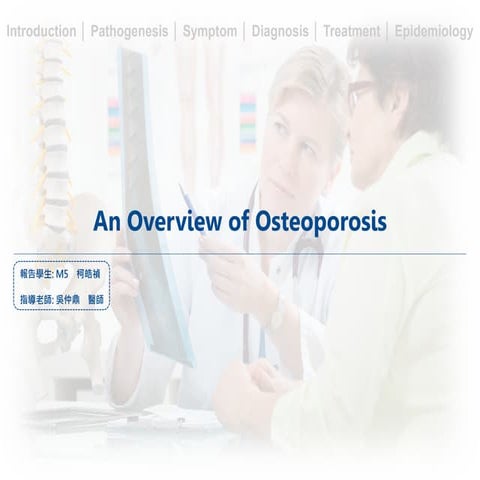 An overview of osteoporosis | PDF