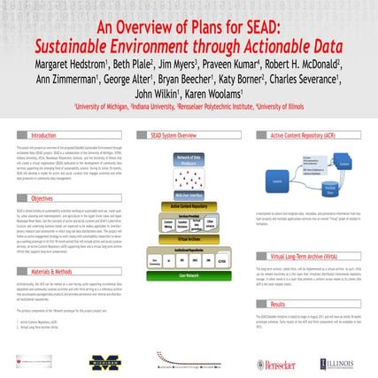 An Overview of Plans for SEAD