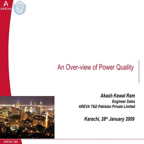 An Overview Of Power Quality | PPT