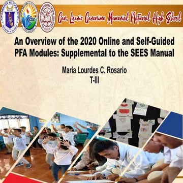 Module I on PFA (Psychological First Aid) | Validating Feelings and ...
