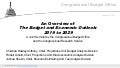 An Overview of The Budget and Economic Outlook: 2019 to 2029