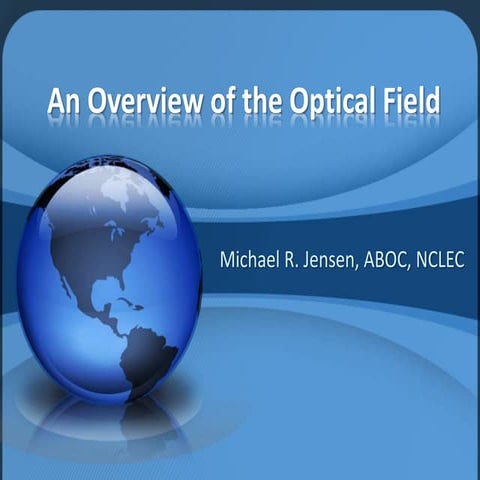 Optometry Presentation | PPTX