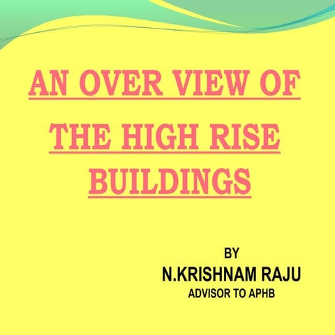 An over view of the high rise buildings