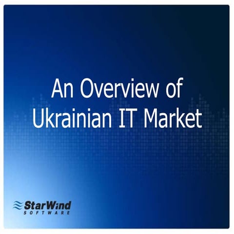 An overview of Ukrainian it market.