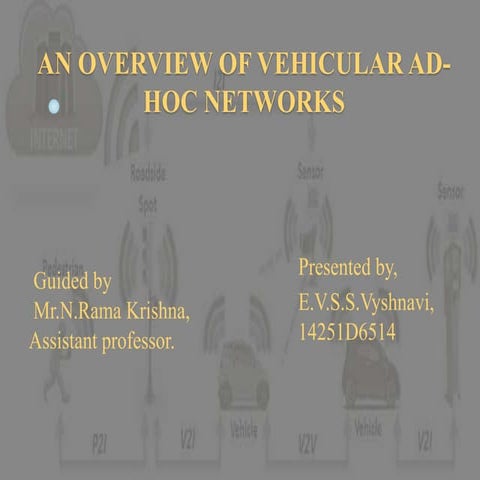 An overview of vehicular ad hoc networks