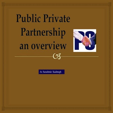  public private partnership